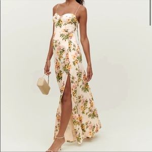 Reformation Melita Maxi Dress in Milo Size 2